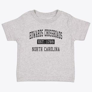 Edwards Crossroads North Carolina Classic Established Toddler T-Shirt