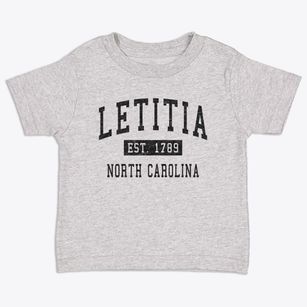 Letitia North Carolina Classic Established Toddler T-Shirt