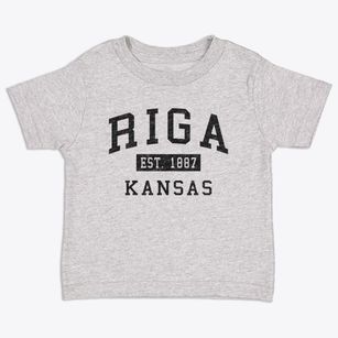 Riga Kansas Classic Established Toddler T-Shirt
