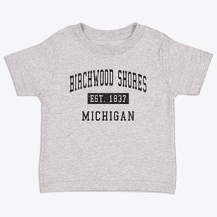Birchwood Shores Michigan Classic Established Toddler T-Shirt