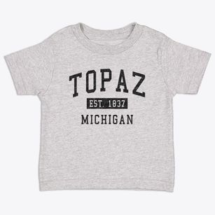 Topaz Michigan Classic Established Toddler T-Shirt