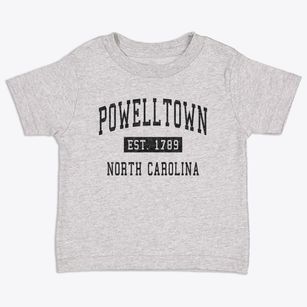 Powelltown North Carolina Classic Established Toddler T-Shirt