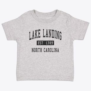 Lake Landing North Carolina Classic Established Toddler T-Shirt