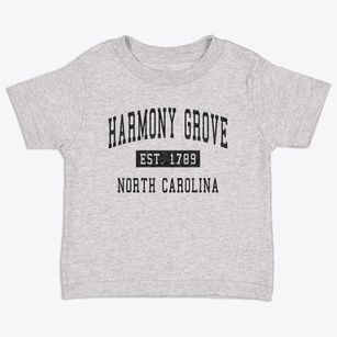 Harmony Grove North Carolina Classic Established Toddler T-Shirt