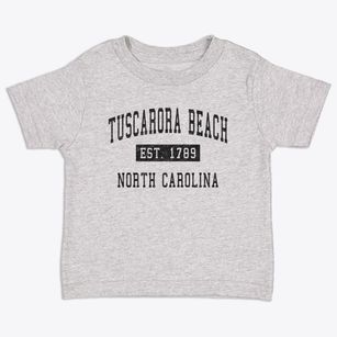 Tuscarora Beach North Carolina Classic Established Toddler T-Shirt