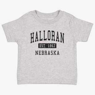 Halloran Nebraska Classic Established Toddler T-Shirt