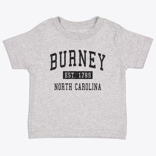 Burney North Carolina Classic Established Toddler T-Shirt