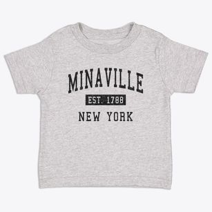 Minaville New York Classic Established Toddler T-Shirt