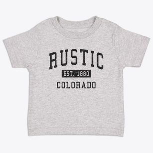 Rustic Colorado Classic Established Toddler T-Shirt