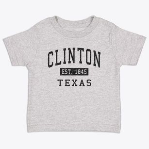 Clinton Texas Classic Established Toddler T-Shirt