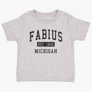 Fabius Michigan Classic Established Toddler T-Shirt