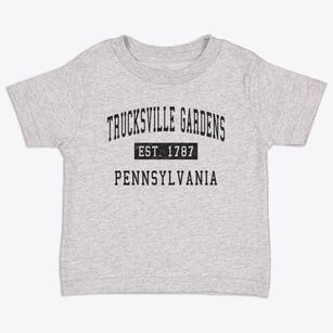 Trucksville Gardens Pennsylvania Classic Established Toddler T-Shirt