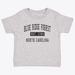 Blue Ridge Forest North Carolina Classic Established Toddler T-Shirt