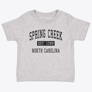 Spring Creek North Carolina Classic Established Toddler T-Shirt