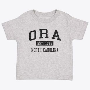 Ora North Carolina Classic Established Toddler T-Shirt