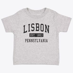 Lisbon Pennsylvania Classic Established Toddler T-Shirt