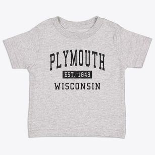 Plymouth Wisconsin Classic Established Toddler T-Shirt