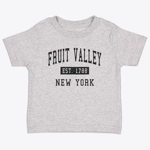 Fruit Valley New York Classic Established Toddler T-Shirt