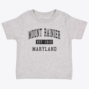 Mount Rainier Maryland Classic Established Toddler T-Shirt