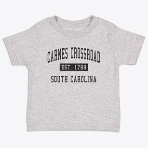 Carnes Crossroad South Carolina Classic Established Toddler T-Shirt