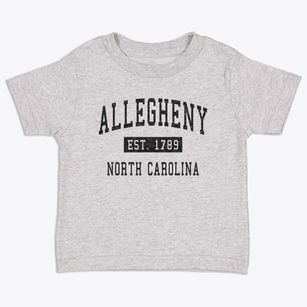 Allegheny North Carolina Classic Established Toddler T-Shirt