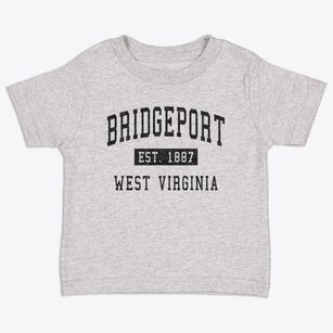 Bridgeport West Virginia Classic Established Toddler T-Shirt