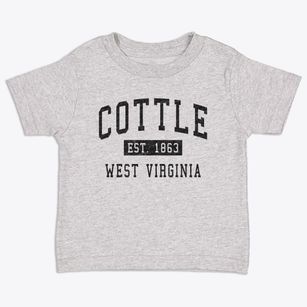 Cottle West Virginia Classic Established Toddler T-Shirt