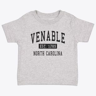 Venable North Carolina Classic Established Toddler T-Shirt