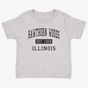 Hawthorn Woods Illinois Classic Established Toddler T-Shirt