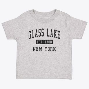 Glass Lake New York Classic Established Toddler T-Shirt