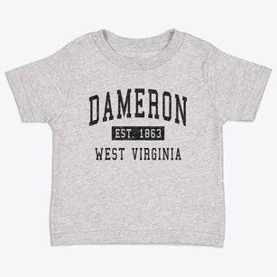 Dameron West Virginia Classic Established Toddler T-Shirt