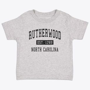 Rutherwood North Carolina Classic Established Toddler T-Shirt