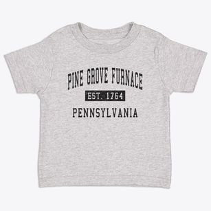 Pine Grove Furnace Pennsylvania Classic Established Toddler T-Shirt