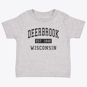 Deerbrook Wisconsin Classic Established Toddler T-Shirt