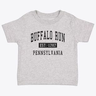 Buffalo Run Pennsylvania Classic Established Toddler T-Shirt