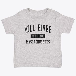 Mill River Massachusetts Classic Established Toddler T-Shirt