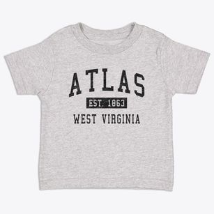 Atlas West Virginia Classic Established Toddler T-Shirt