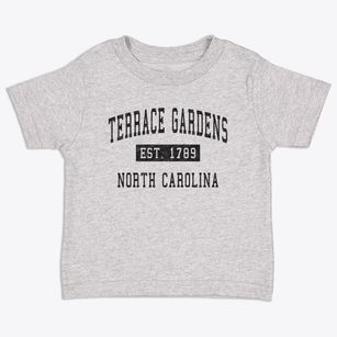 Terrace Gardens North Carolina Classic Established Toddler T-Shirt