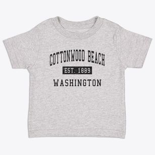 Cottonwood Beach Washington Classic Established Toddler T-Shirt