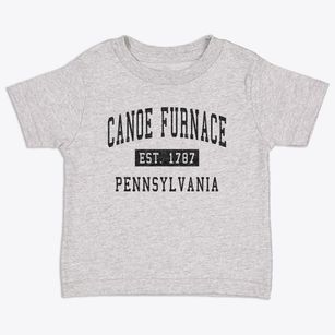 Canoe Furnace Pennsylvania Classic Established Toddler T-Shirt