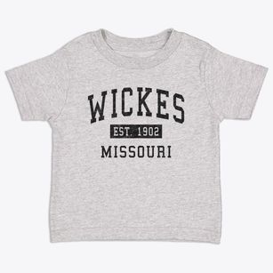 Wickes Missouri Classic Established Toddler T-Shirt