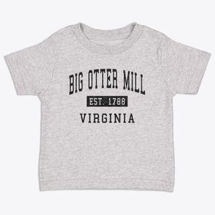 Big Otter Mill Virginia Classic Established Toddler T-Shirt
