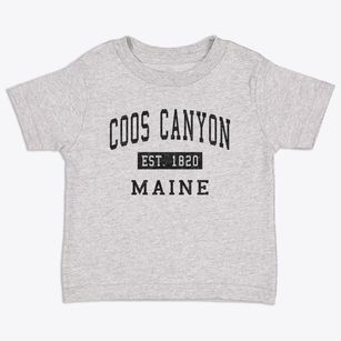 Coos Canyon Maine Classic Established Toddler T-Shirt