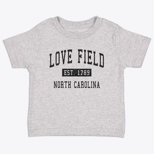 Love Field North Carolina Classic Established Toddler T-Shirt