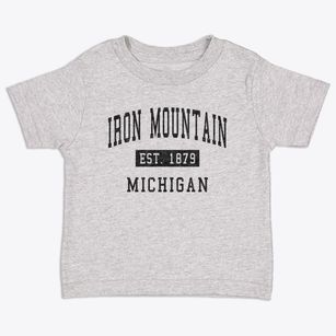 Iron Mountain Michigan Classic Established Toddler T-Shirt