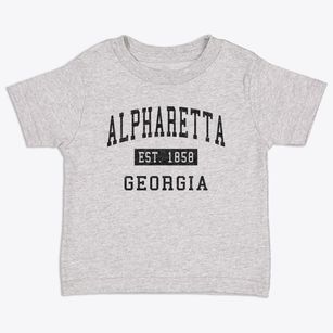 Alpharetta Georgia Classic Established Toddler T-Shirt