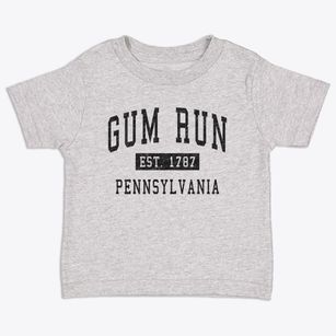 Gum Run Pennsylvania Classic Established Toddler T-Shirt