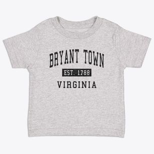 Bryant Town Virginia Classic Established Toddler T-Shirt