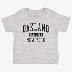 Oakland New York Classic Established Toddler T-Shirt