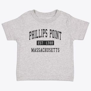Phillips Point Massachusetts Classic Established Toddler T-Shirt
